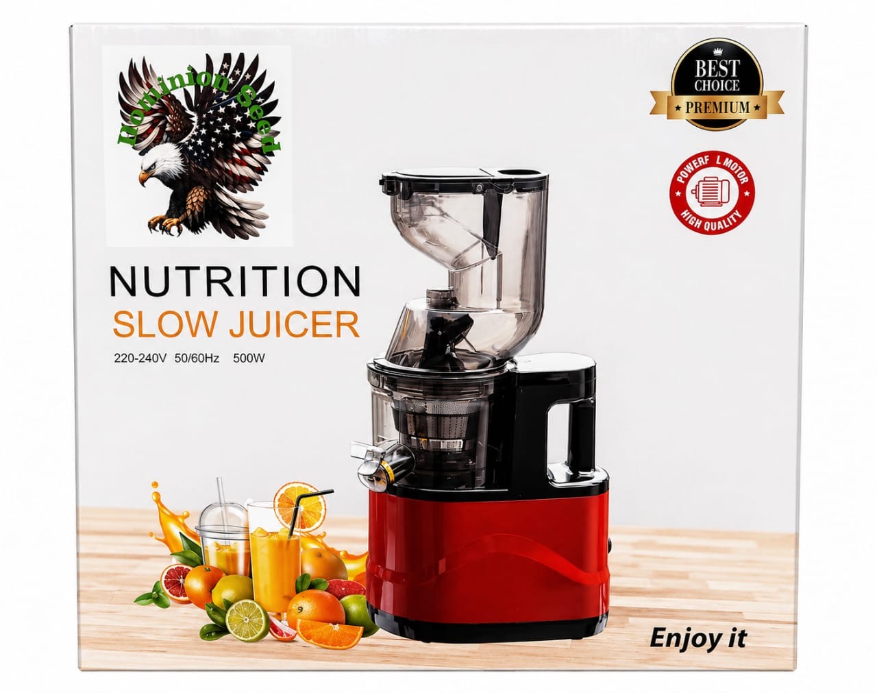 Slow juicer